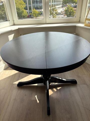 IKEA INGATORP Extendable Table - Black - Round to Oval beschikbaar voor biedingen