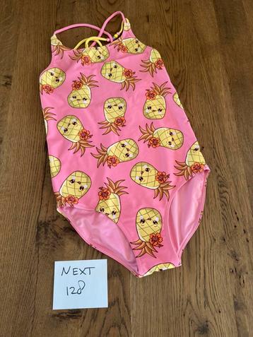 Next roze zwemkleding badpak maat 128 nette staat gekruist beschikbaar voor biedingen