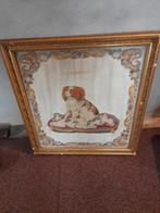 Antiek geborduurd schilderij, 1868, Ophalen, Rechthoekig, Minder dan 50 cm, Minder dan 100 cm