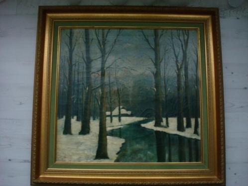 SCHILDERIJ HERMAN BERSERIK, Antiek en Kunst, Kunst | Schilderijen | Klassiek, Ophalen