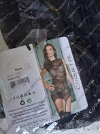 Zwart Transparant Jurkje met Jarretels, Ophalen of Verzenden