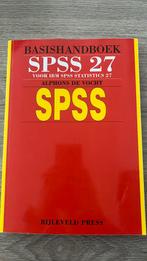Alphons de Vocht - Basishandboek SPSS 27, Ophalen of Verzenden, Zo goed als nieuw, Alphons de Vocht