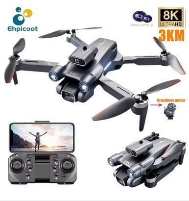 Brushless Drone Druksensor Hoogte-instelling 3km Bereik RTF, Hobby en Vrije tijd, Modelbouw | Radiografisch | Helikopters en Quadcopters