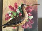 Prachtige houten wulp vogel, Ophalen of Verzenden