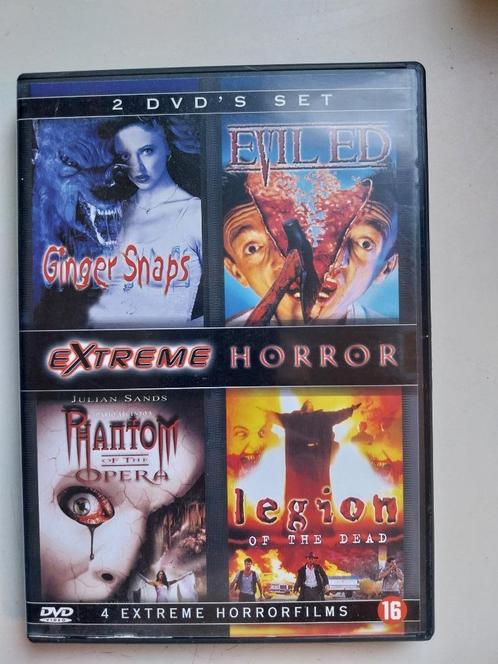 Gingersnaps, Evil Ed, Phantom of the opera en Legion of the, Cd's en Dvd's, Dvd's | Horror, Zo goed als nieuw, Vanaf 16 jaar, Ophalen of Verzenden