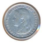 Nederland 25 Cent 1893-c Wilhelmina loshangend haar, Postzegels en Munten, Munten | Nederland, Zilver, 25 cent, Ophalen of Verzenden