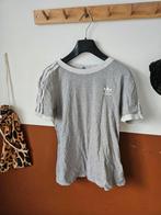 Adidas shirt maat s grijs stripes, Adidas, Ophalen of Verzenden, Zo goed als nieuw, Korte mouw