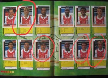GEZOCHT! AJAX PLAATJES UIT PANINI VOETBAL 99 beschikbaar voor biedingen