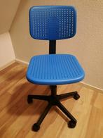 Bureaustoel, Ophalen, Zo goed als nieuw, Blauw, Bureaustoel