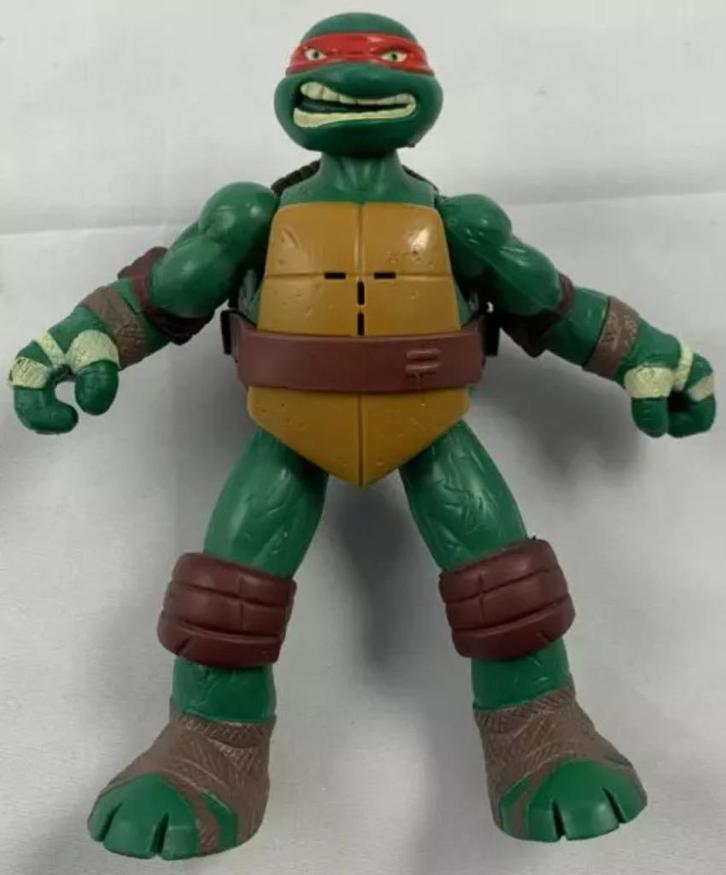 Teenage Mutant Ninja Turtles Power Sound FX Raphael figuur, Verzamelen, Poppetjes en Figuurtjes, Zo goed als nieuw, Verzenden