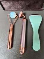 3X FACIAL RIMPEL WEERSTAND ROSE QUARTZ GEZICHTSMASSAGE, Sieraden, Tassen en Uiterlijk, Uiterlijk | Gezichtsverzorging, Ophalen of Verzenden