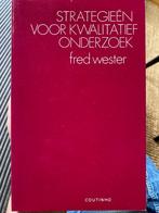 Strategieën voor kwalitatief onderzoek - Fred Wester, Verzenden, Fred Wester, Beta, WO