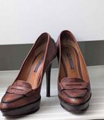 Ralph Lauren Leren Pump, Ophalen of Verzenden, Bruin, Loafers