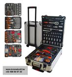 PRE ORDER - Gereedschapkoffer/trolley - 186 delig - 4 laden, Ophalen, Nieuw