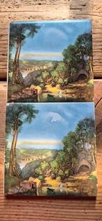 2 x siertegel 10x10 cm met afbeelding groen, Ophalen of Verzenden