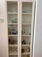 Witte Vitrinekast met Glazen Deuren zo snel mogelijk ophalen, Ophalen, 200 cm of meer, 50 tot 100 cm, 25 tot 50 cm