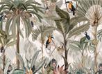 Exotisch Jungle Bright Fotobehang 400x276 cm, Ophalen of Verzenden, 75 m² of meer, Groen, Exotisch