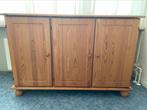 Grenen dressoir lage kast, Ophalen, Met deur(en), 100 tot 150 cm, Zo goed als nieuw