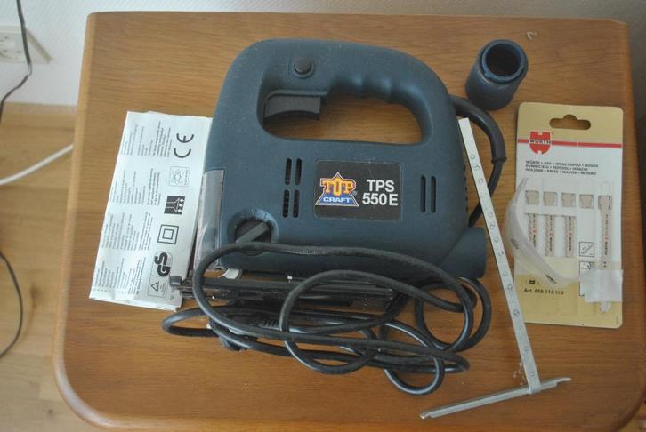 Decoupeerzaag met zaagjes, Doe-het-zelf en Verbouw, Gereedschap | Zaagmachines, Zo goed als nieuw, Decoupeerzaag, Minder dan 600 watt