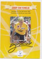 Wielrennen Tour de France JOOP ZOETEMELK echte handtekeniing, Verzamelen, Spelerskaart, Zo goed als nieuw, Overige sporten, Verzenden