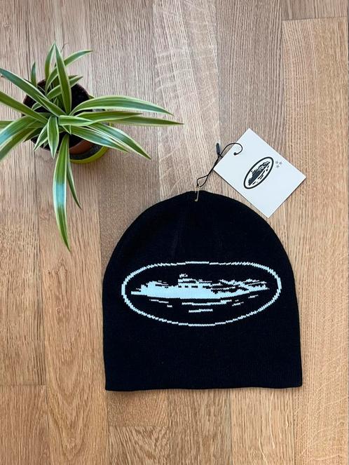Corteiz black alcatraz beanie, Kleding | Heren, Mutsen, Sjaals en Handschoenen, Nieuw, Muts, Overige maten, Ophalen of Verzenden