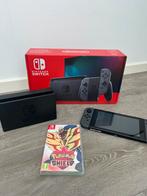 Nintendo Switch (+ Pokemon Shield), Spelcomputers en Games, Spelcomputers | Nintendo Switch, Ophalen, Zo goed als nieuw, Switch 2019 Upgrade