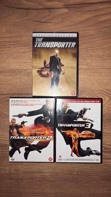 Transporter 1, 2 en 3 met Jason Statham van Luc Besson. beschikbaar voor biedingen