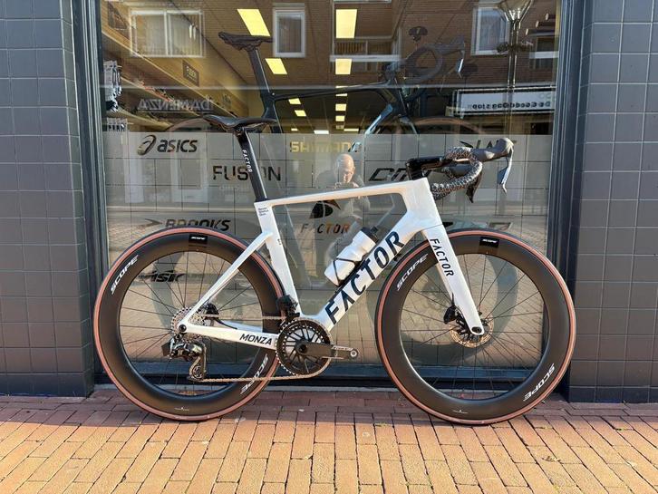 Factor Monza mt 56 Pearl White, Fietsen en Brommers, Fietsen | Racefietsen, Nieuw, Meer dan 20 versnellingen, 28 inch, Carbon
