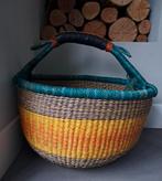 Nieuw. Afrikaanse Mand, Ghana, Ophalen of Verzenden, Nieuw, Rond, Riet