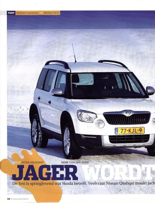 Autovisie dubbeltest Nissan Qashqai en Skoda Yeti 2010, Boeken, Auto's | Folders en Tijdschriften, Gelezen, Nissan, Ophalen of Verzenden