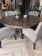 Aura Peeperkorn eettafel rond 160 cm, Huis en Inrichting, Tafels | Eettafels, Ophalen, Zo goed als nieuw, Rond, 150 tot 200 cm