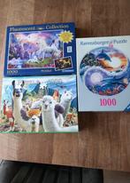3 Puzzels, Ophalen, 500 t/m 1500 stukjes, Gebruikt, Legpuzzel