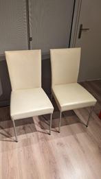 2x Bert Plantagie lederen stoelen, Ophalen, Twee