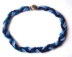 Prachtige Vintage gebreide glas Kralen ketting choker collie, Verzenden, Zo goed als nieuw, Overige materialen