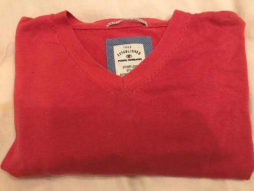 Tom Tailor trui leuke trui V hals maat L, Kleding | Heren, Truien en Vesten, Zo goed als nieuw, Maat 52/54 (L), Rood, Ophalen of Verzenden