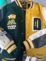 Zara Bomberjack Heren Maat S - Geel/Groen, Kleding | Heren, Jassen | Zomer, Ophalen of Verzenden, Zo goed als nieuw, Maat 46 (S) of kleiner
