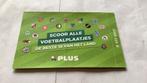 Voetbal plaatjes ruilen van de Plus ik heb veel dubbel, Plus, Ophalen of Verzenden