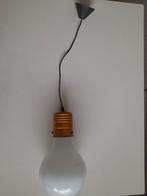 Grote glas lamp pop art - zgan, Ophalen, Zo goed als nieuw, Glas, Minder dan 50 cm