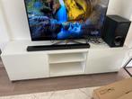 Tv meubel wit glas, Huis en Inrichting, Ophalen, 25 tot 50 cm, Glas, 150 tot 200 cm