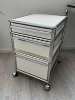 USM Haller Design Rolcontainer Kast - Wit - Bauhaus Design, Ophalen, Minder dan 50 cm, Zo goed als nieuw, Metaal