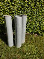 Set van 3 grote zinken buizen, Ophalen, Zo goed als nieuw, 80 mm of meer