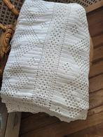 Vintage sprei woondeken tafelkleed, Huis en Inrichting, Slaapkamer | Beddengoed, Heikant 21 Kaatsheuvel, Eenpersoons, Wit, Overige typen
