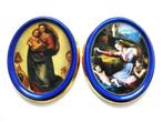 2 Meesterwerken op porselein naar Raffaël Madonna BRADEX, Ophalen of Verzenden
