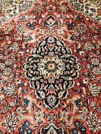 Vintage handgeknoopt perzisch tapijt ghom zijde 99x64, Huis en Inrichting, Info@SlatsAntiek.nl, Tweedehands, 50 tot 100 cm, Perzisch