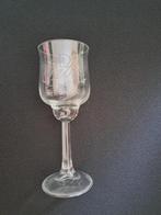 Glas op voet met naam Petra, 17 cm, nieuw, Nieuw, Overige typen, Ophalen