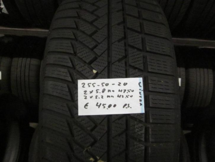 255 50 20 Continental WinterContact TS850 winterbanden, Auto-onderdelen, Banden en Velgen, Band(en), Winterbanden, 20 inch, 255 mm