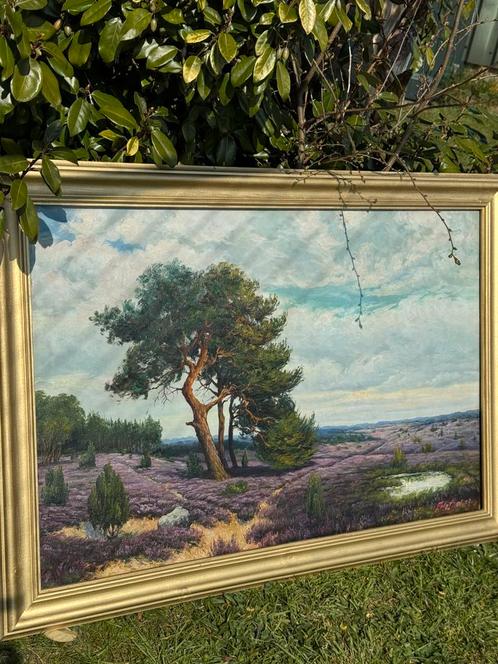 De Dennen op Texel, Antiek en Kunst, Kunst | Schilderijen | Klassiek, Ophalen of Verzenden