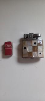 Mini Aansteker & Parelmoer Aansteker Set, Verzamelen, Rookartikelen, Aanstekers en Luciferdoosjes, Ophalen of Verzenden, Gebruikt