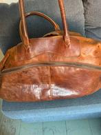 Cowboysbag leren weekendtas, Sieraden, Tassen en Uiterlijk, Tassen | Reistassen en Weekendtassen, Gebruikt, 20 tot 30 cm, Bruin