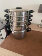 Stoom pannenset gas/ electric, Huis en Inrichting, Keuken | Potten en Pannen, Keramische plaat, Pannenset, Ophalen of Verzenden